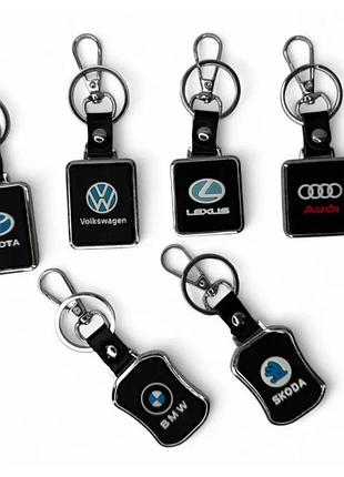 Брелок для автомобильных ключей металлический мягкий, совместим с bmw, audi, vw, mercedes, toyota, lexus