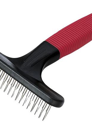 Гребінець для собак з середньою і довгою шерстю ferplast gro 5872 з зубами, що обертаються.