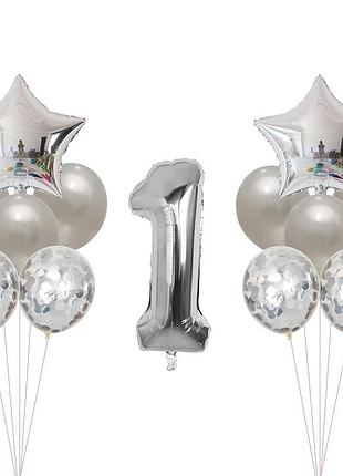 Набор шаров на день рождения, "happy birthday" 059