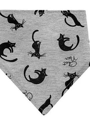 Слинявчик-шарф "котик", у пак. 20*15см, тм akuku, польща