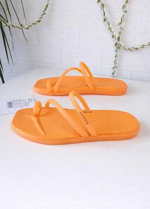 Шлепанцы crocs miami frosted toe loop оrangesicle оригинал