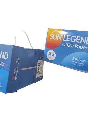 Папір офісний paper a4 80 г/м2, білий, 500 аркушів