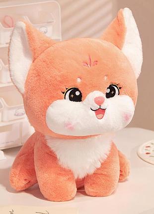 М’яка іграшка "лисиця", висота 35см, вага 0,6кг, тм dreamtoys