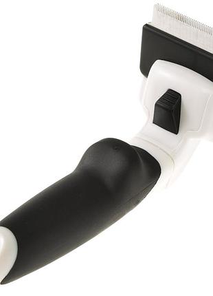 Триммер для собак и кошек до 8 кг с короткой и средней шерстью ferplast gro 5771 premium с короткими зубьями