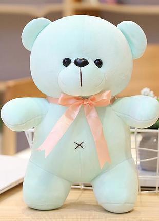 М'яка іграшка ведмідь блакитний, 30см, тм dreamtoys