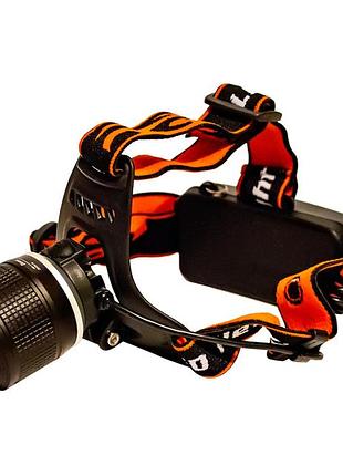 Фонарь налобный с линзой и зумом police bl 2199 черный