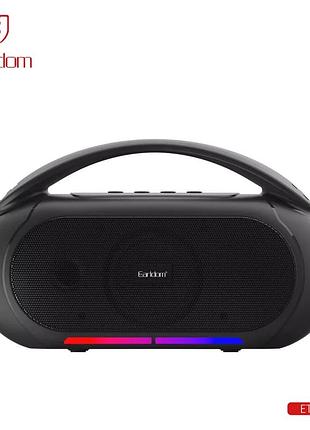 Портативна колонка earldom et-a35 bluetooth 5.3 + rgb потужність 15 вт black