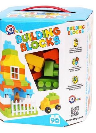 Конструктор building blocks, 90 деталей, у кор. 40*40*22см, тм технок, україна (4шт)