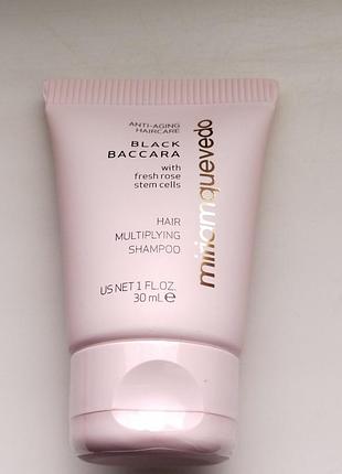 Шампунь для росту волосся miriam quevedo black baccara hair multiplying shampoo