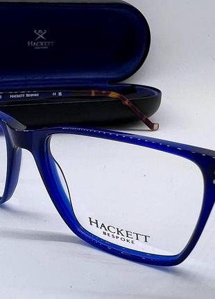 Оправа hackett bespoke прямокутники синя ацетат