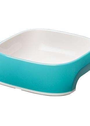 Пластиковая миска для собак и кошек с глянцевым покрытием ferplast glam medium 0.75 л