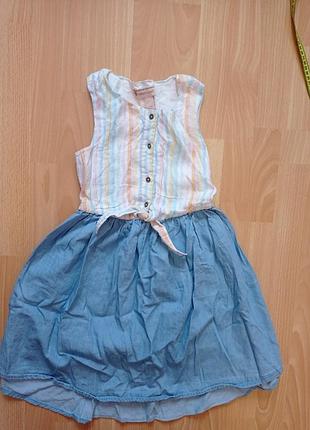 Платье коттон 6-7 лет