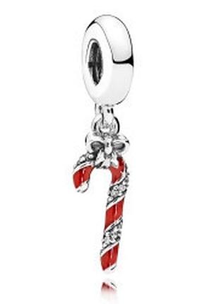 Серебряная подвеска-шарм пандора "сладкий леденец" 796382en39