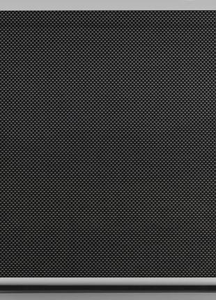Тканевый ролет скрин черно серый (люкс ,bsc-210), полупрозрачные 110*350
