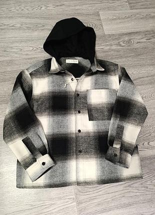 Тепла рубашка сорочка zara
