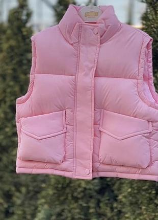 Весняна жилетка для дівчинки
