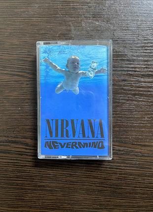 Кассета nirvana - nevermind, reissue, silver, usa