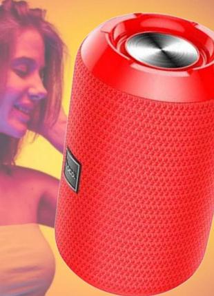 Портативна акумуляторна bluetooth колонка hoco hcі trendy sound sports wireless speaker red