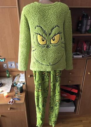 Пижама, комплект, костюм, хs. dr.seuss. grinch.