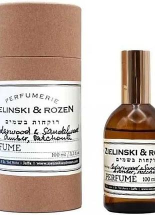 Zielinski & rozen cedarwood & sandalwood & amber, patchoulі