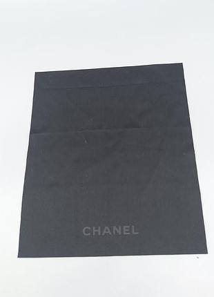 Черная салфетка для очков chanel из микрофибры