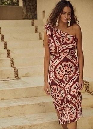 Johanna ortiz shells at dusk poplin midi dress