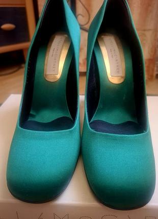 Сатинові туфлі stella mccartney 38 оригінал в коробці 6