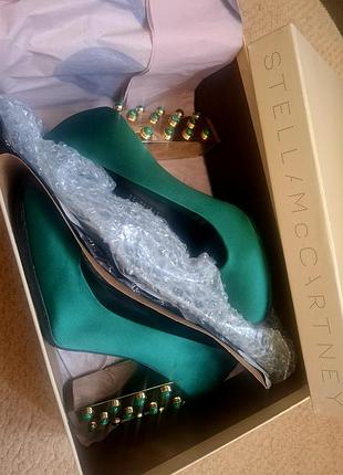 Сатинові туфлі stella mccartney 38 оригінал в коробці 10