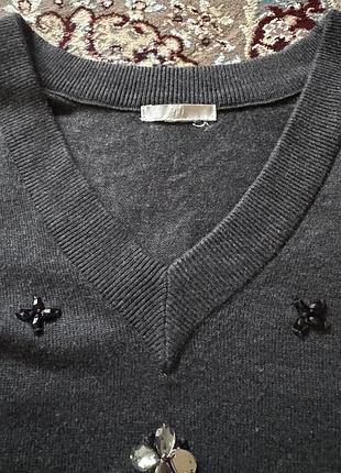 Джемпер зі стразами h&m 6