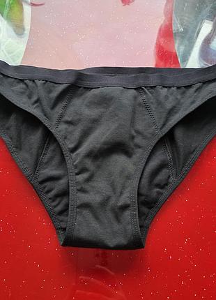 Менструальные трусики для критических дней черные l - xl
 бренда cheeky pants модель sporty regula