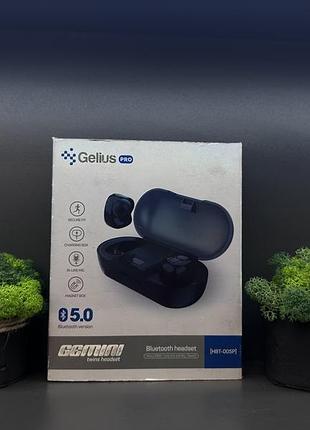 Бездротові накладні навушники gelius pro hbt-005p crossfire чорні bluetooth гарнітура з мікрофоном радіо microsd плеєр компактні складані нові