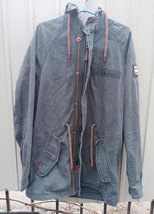 Мужская домисзонная куртка варенка superdry.