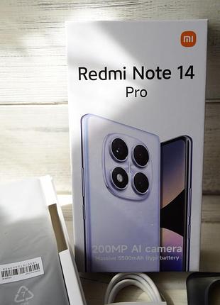 Мобильный телефон xiaomi redmi note 14 pro 8/256gb midnight black 2