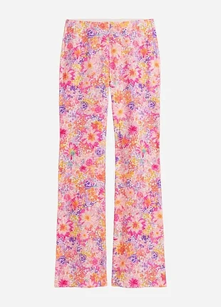 Красиві квіткові штани з натуральної тканини h&m🌿