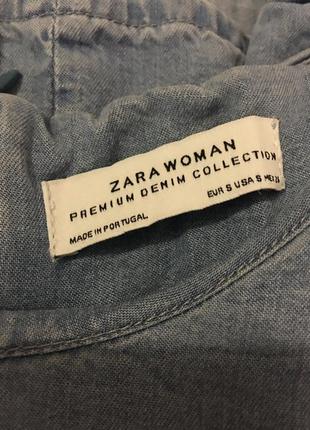 Лёгкое летнее платье сарафан zara зара4 фото