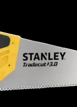 Ножівка для дерева tradecut stanley 380 мм 11tpi, загартований зуб, неіржавка сталь