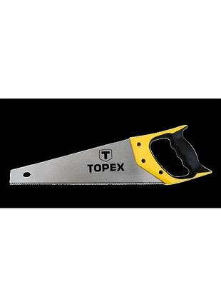 Ножовка по дереву topex “shark” 450 мм, 7 tpi, закаленные зубья