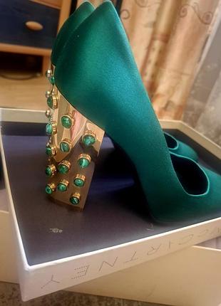 Сатинові туфлі stella mccartney 38 оригінал в коробці 5