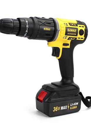 Набор 6в1 шуруповерт dewalt dck482rm (36v, 6ah), акб набор 6в1 деволт, шуруповерт, пила, перфоратор, ушм, мойк 2