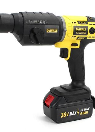 Набор 6в1 шуруповерт dewalt dck482rm (36v, 6ah), акб набор 6в1 деволт, шуруповерт, пила, перфоратор, ушм, мойк 5