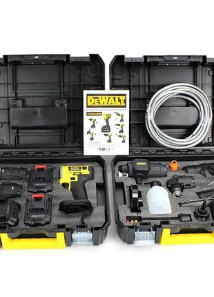 Набор 6в1 шуруповерт dewalt dck482rm (36v, 6ah), акб набор 6в1 деволт, шуруповерт, пила, перфоратор, ушм, мойк 10