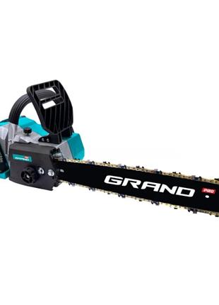 Аккумуляторная цепная пила grand апц-m40v/16 bl, бесщеточная, шина 405 мм, без акб и зу (тушка)