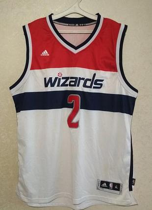 Майка баскетбольная adidas nba washington wizards john wall 2 (l-xl) оригинал