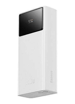 Повербанк 30000mah 22.5w baseus enerfill fp41 2xusb/type-c/microusb швидка зарядка білий (e0027k01)