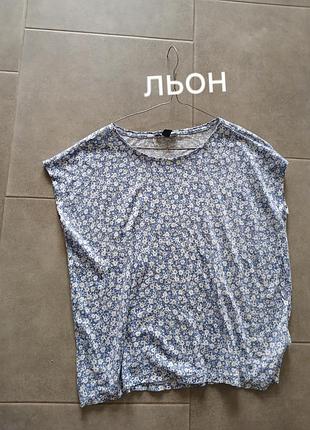 Льняная футболка