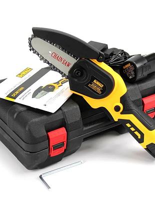 Аккумуляторная мини пила dewalt dcm130n (12v, 3аh) акб веткорез девольт