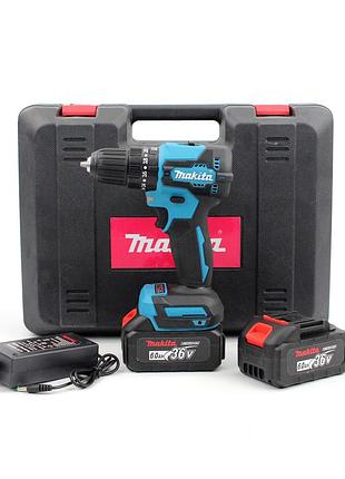 Ударный бесщеточный шуруповерт makita dtw485 (36v, 6ah). аккумуляторная дрель-шуруповерт с ударом макита 2