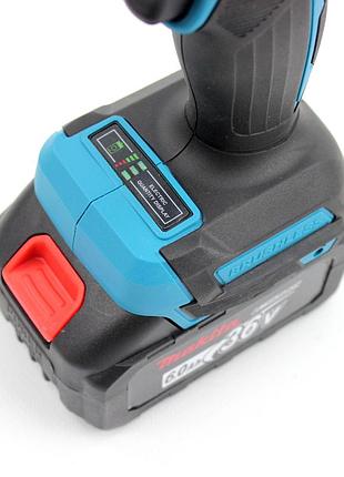 Ударный бесщеточный шуруповерт makita dtw485 (36v, 6ah). аккумуляторная дрель-шуруповерт с ударом макита 8