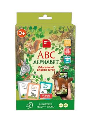 3d навчальні картки «abc alphabet» для вивчення англійської мови з доповненою реальністю
