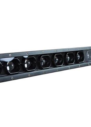 Светодиодная балка led q-144 12линз (58 см) (w/w) ближний свет + дальний свет (вр-013)